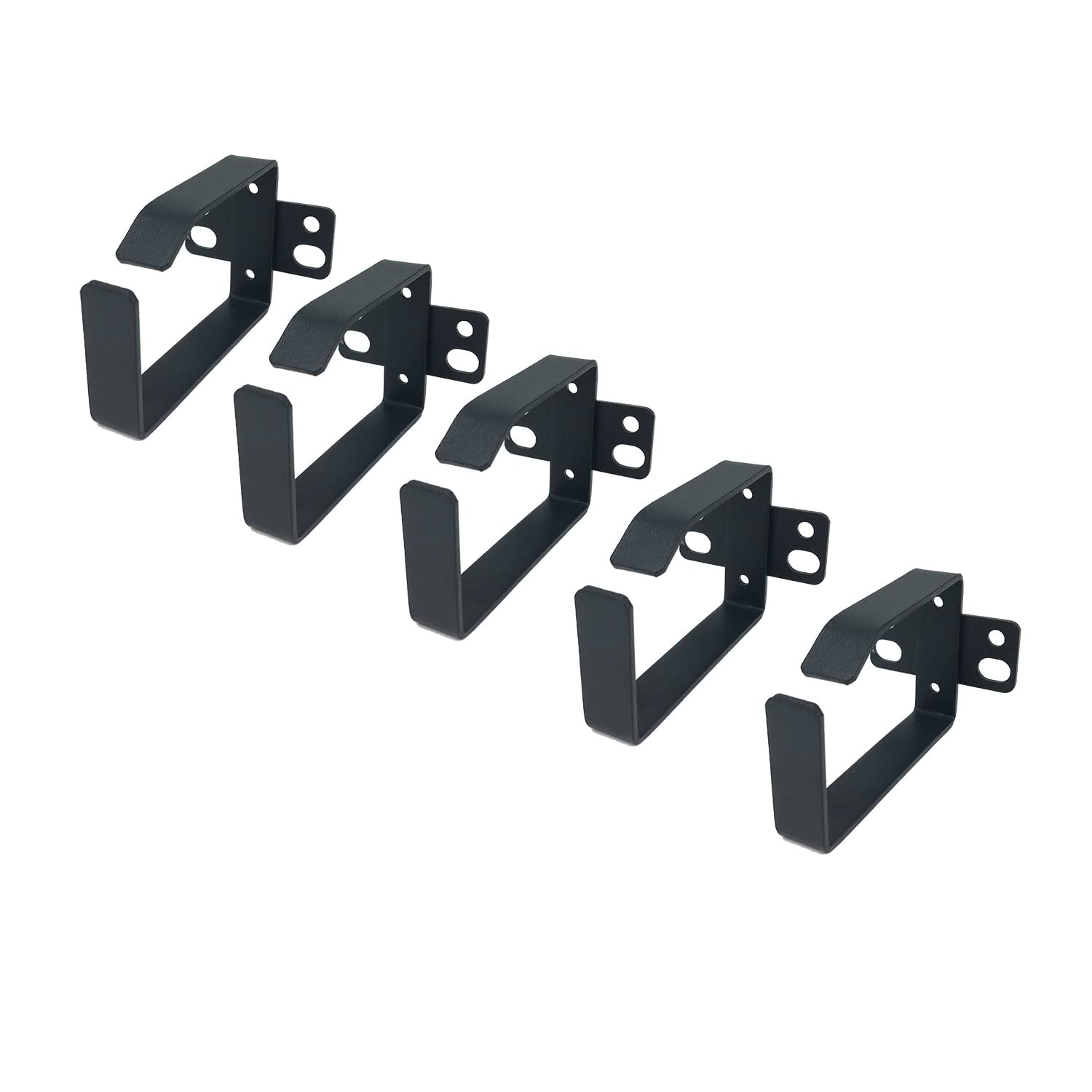 5 Pieces of 1.7 x 2.7in Server Rack Cable Management D-Ring Hooks - Network R...