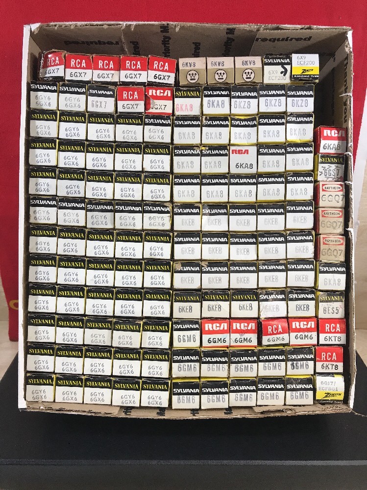 1x VACUUM TUBES 6GY6, 6GM6, 6GX7, 6GJ7 / ECF801, 6GQ7, 6ES5, 6JU8A, 6GS7,  L70