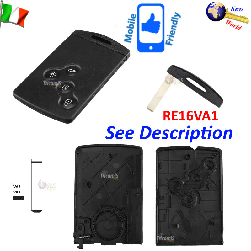 Shell Case Cover RE16VA1 Separate Key 4 Buttons RENAULT
