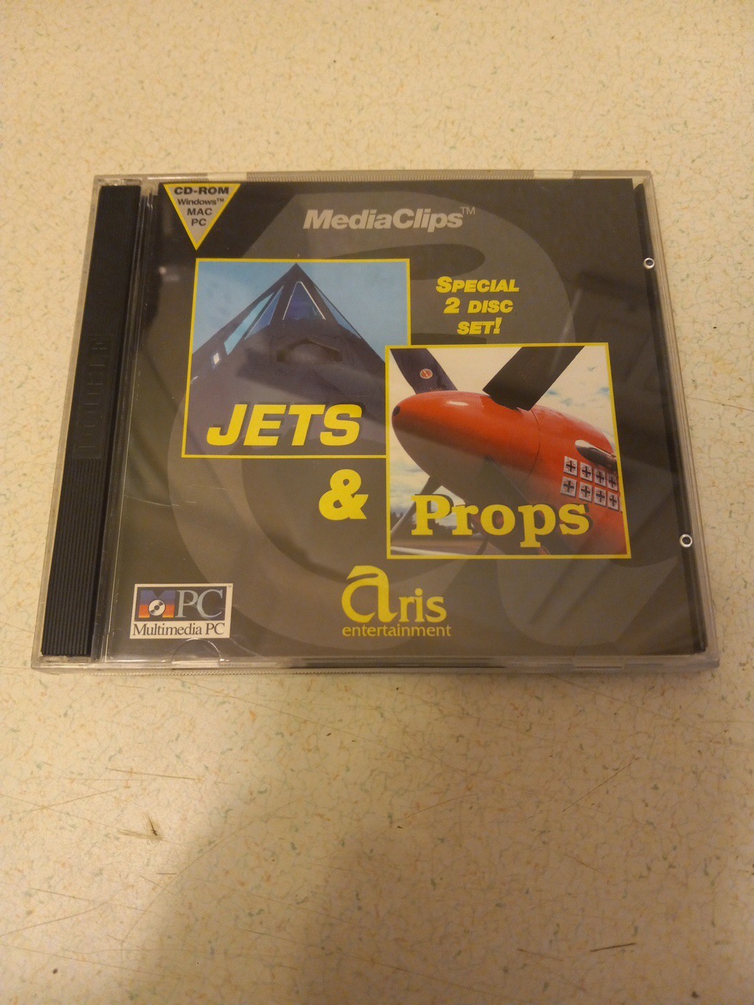 JETS & PROPS MACINTOSH 2 DISC SET PHOTOGRAPHIC IMAGES  - Missing Props CD