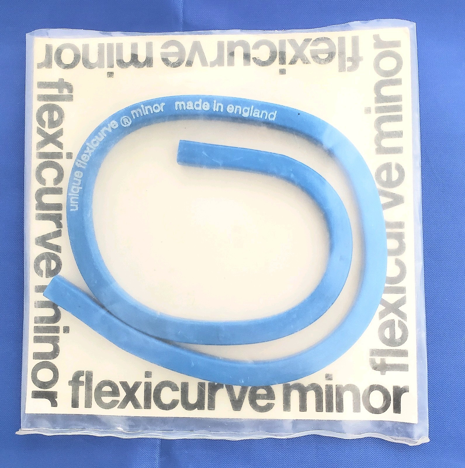 Unique Flexicurve Minor drawing tool, 42 cms in original packet