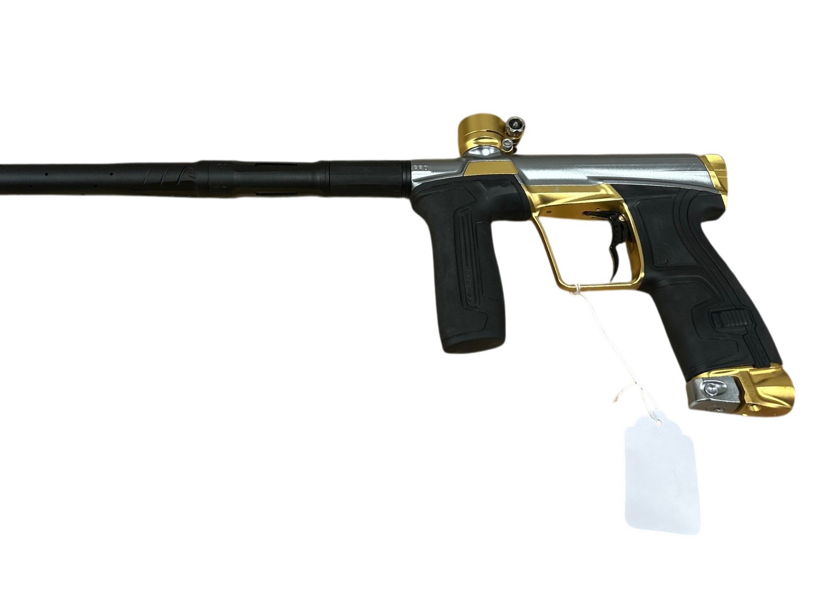 Used Planet Eclipse CS2 Pro Paintball Marker w/ P.E. Soft Case - Grey/Gold
