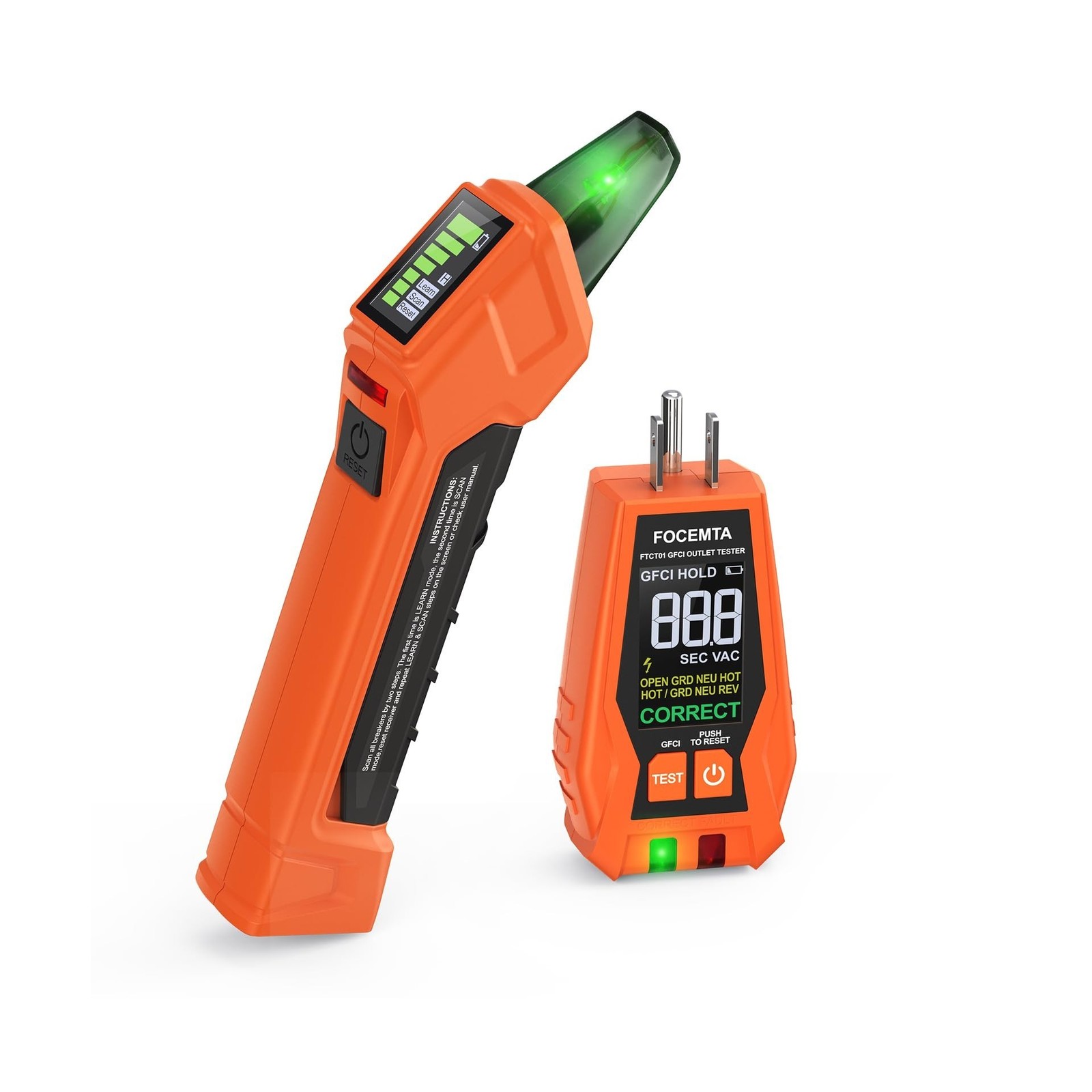 Circuit Breaker Finder & GFCI Outlet Tester with Digital LCD Di... FAST USA SHIP