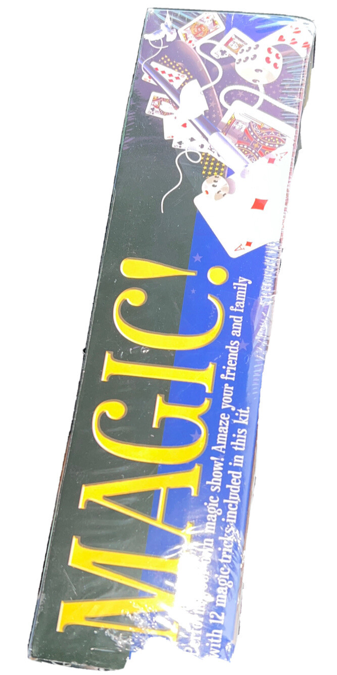 Magic Kit Includes 12 Magic Tricks For Ages 8+ New Unopened!! By KidzLab
