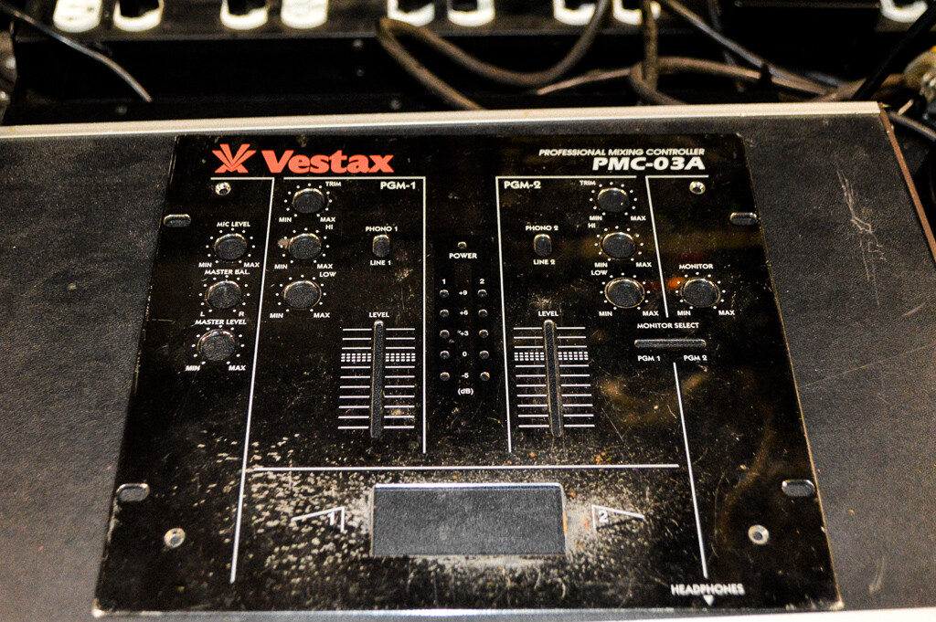 OEM Vestax PMC-03A Scratch Mixer Faceplate Used