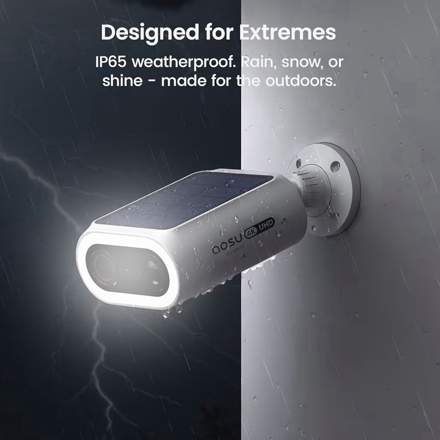 aosu SolarCam P1 Max, 4K Solar Security Camera