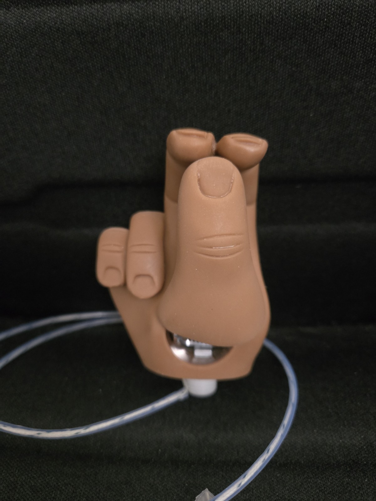 Right Fillauer Child CAPP Hand, Voluntary Opening, Medium Brown, 1/2"-20 Thread