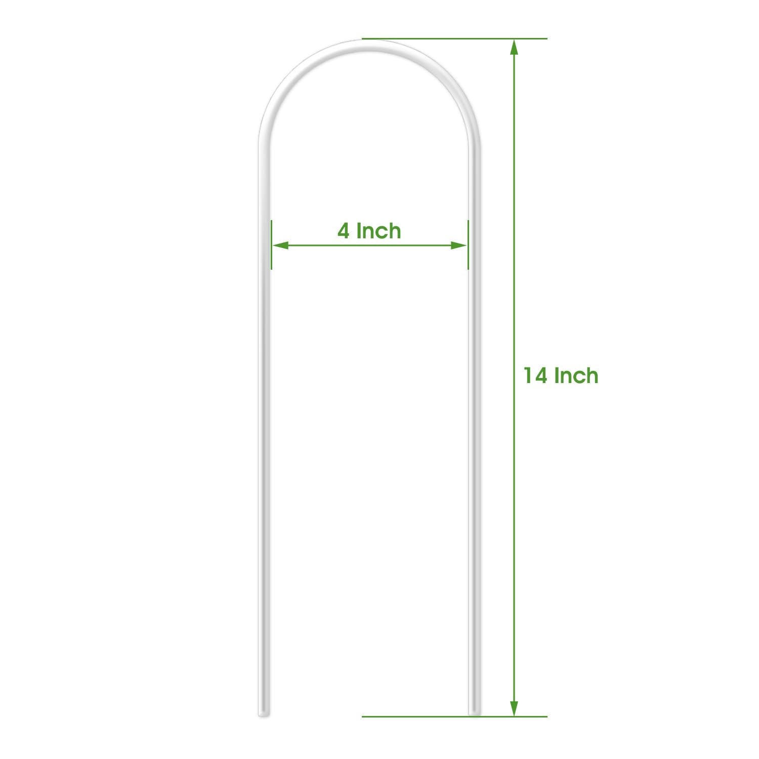 JETTIFY 2 Pack U-Shaped Clear Acrylic Trellis for Indoor Plants, Small Medium