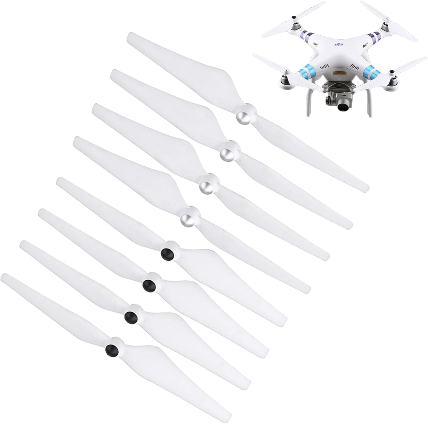 4 Pairs 9450 Self Tightening Drone Propellers Compatible DJI Phantom