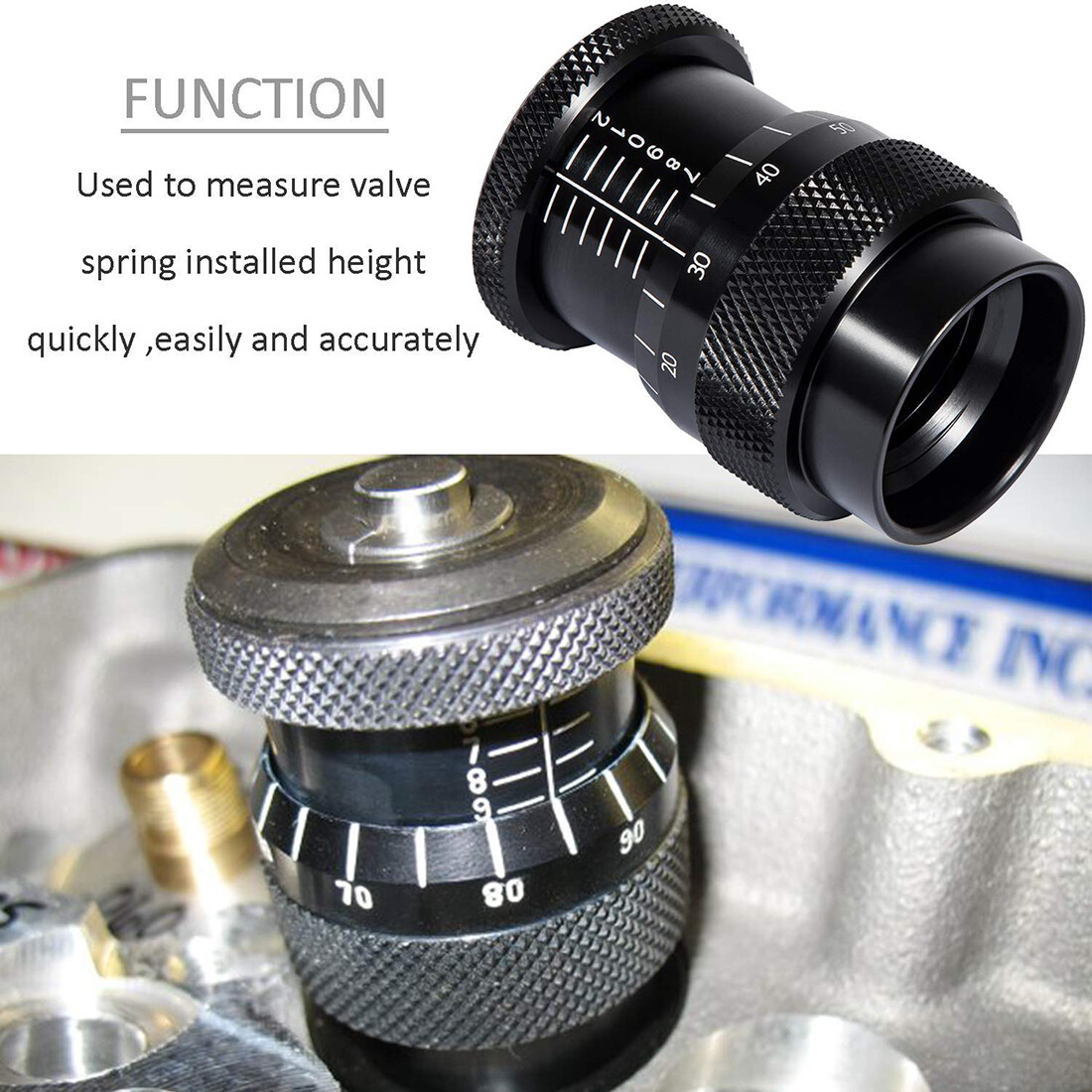 4929 Valve Spring Height Micrometer Checker 1.600" - 2.200" Range Each V8 Engine