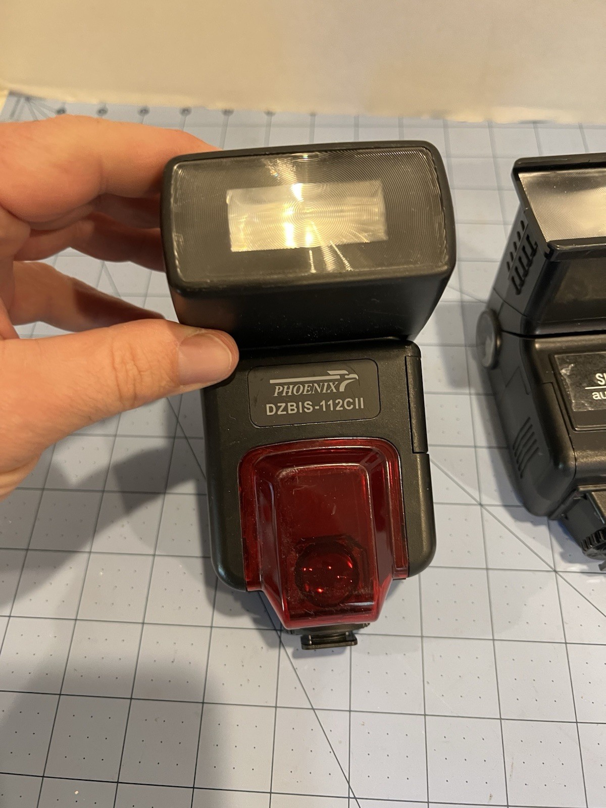 3 FLASH LOT Sunpak Canon Auto 266D 221D Phoenix Thyristor Camera Olympus Pentax