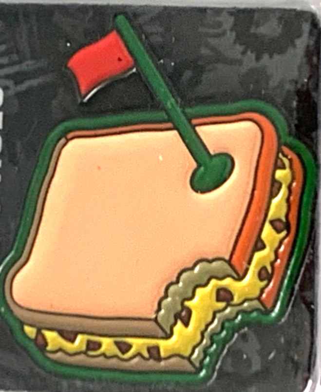 MASTERS GOLF TOURNAMENT TRIBUTE  PIMENTO CHEESE  METAL & ENAMEL GOLF BALL MARKER