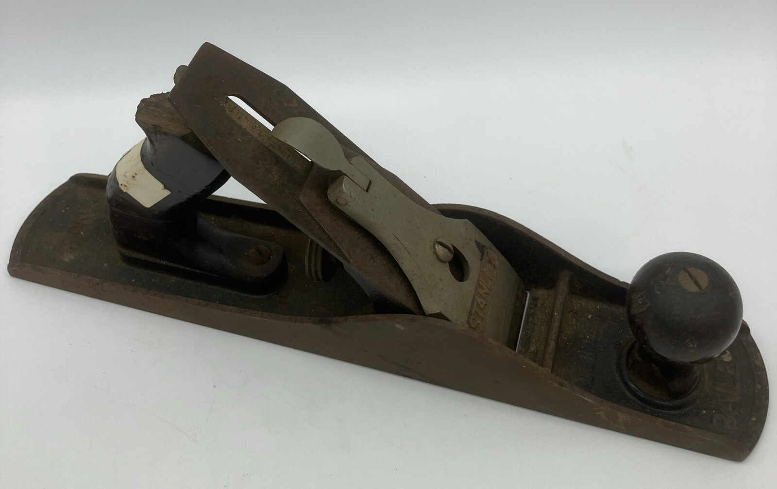 Stanley Bailey No. 5 Hand Plane Vintage Smooth Broken Handle