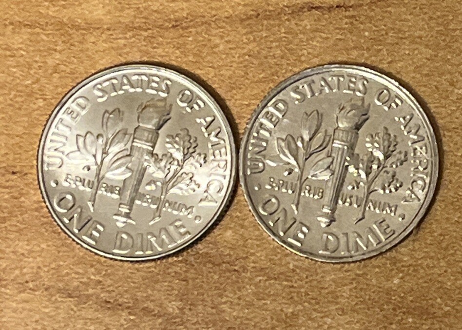 2015 P & D Roosevelt Dimes BU UNC. ( set of 2 )