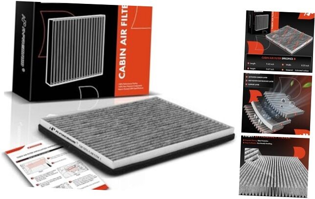 Cabin Air Filter with Activated Carbon Compatible with Suzuki Grand Vitara