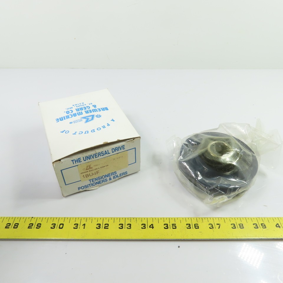 Brewer Machine & Gear 1BU4F 1-Groove Idler Pulley 1" Bore NEW