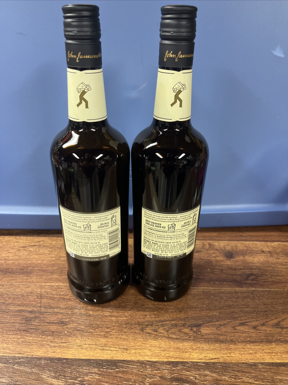 2 Jameson Cold Brew Limited Edition Empty 750ml Bottles