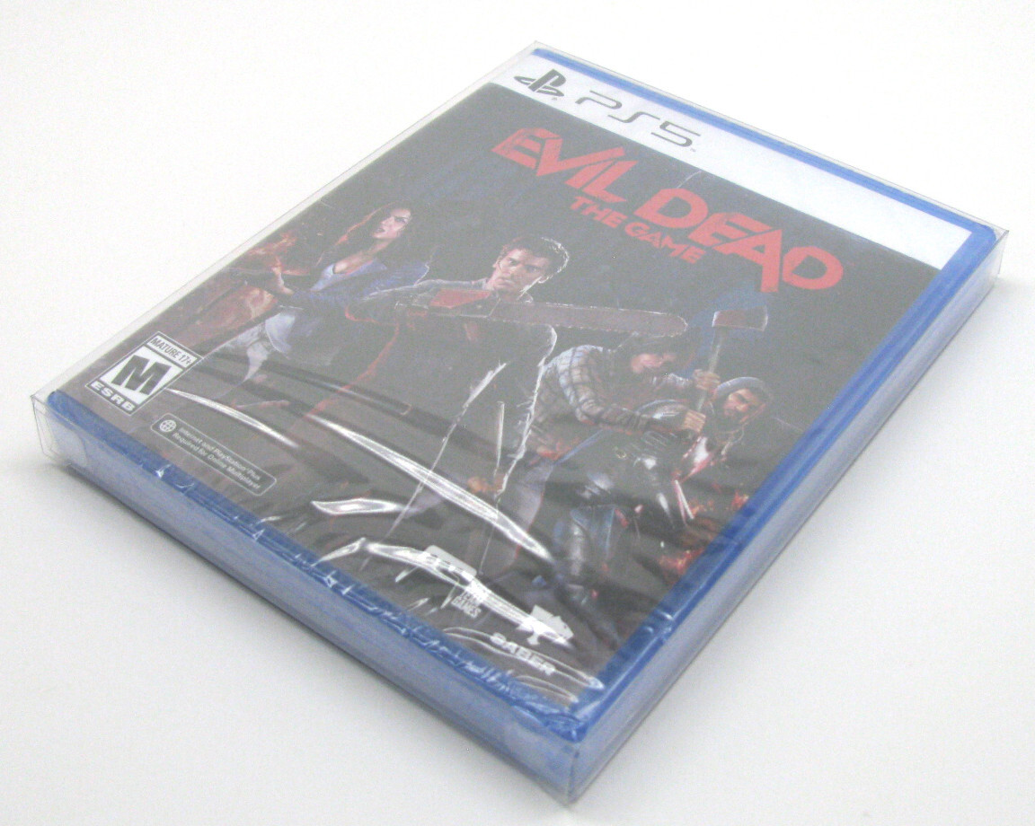 5X SONY PLAYSTATION PS5 CIB GAME - CLEAR PLASTIC PROTECTIVE BOX PROTECTORS CASE