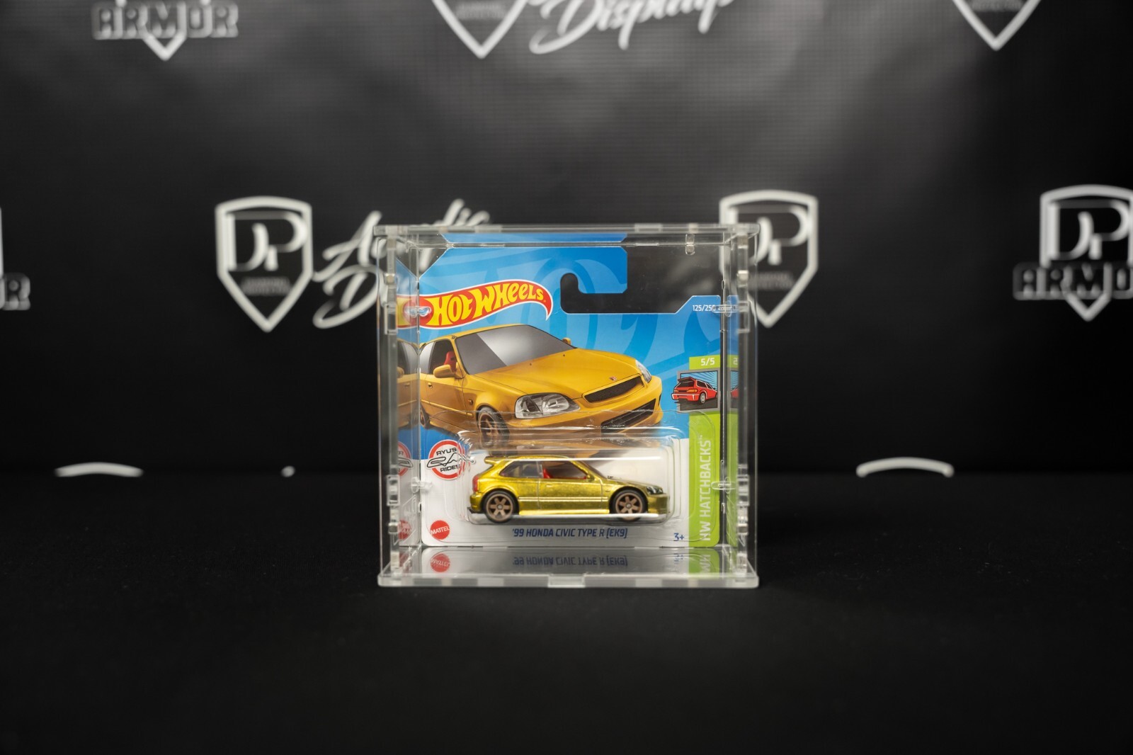 Diamond Protector Hot Wheels Short Card Acrylic Display 2 Pack (SC-1)
