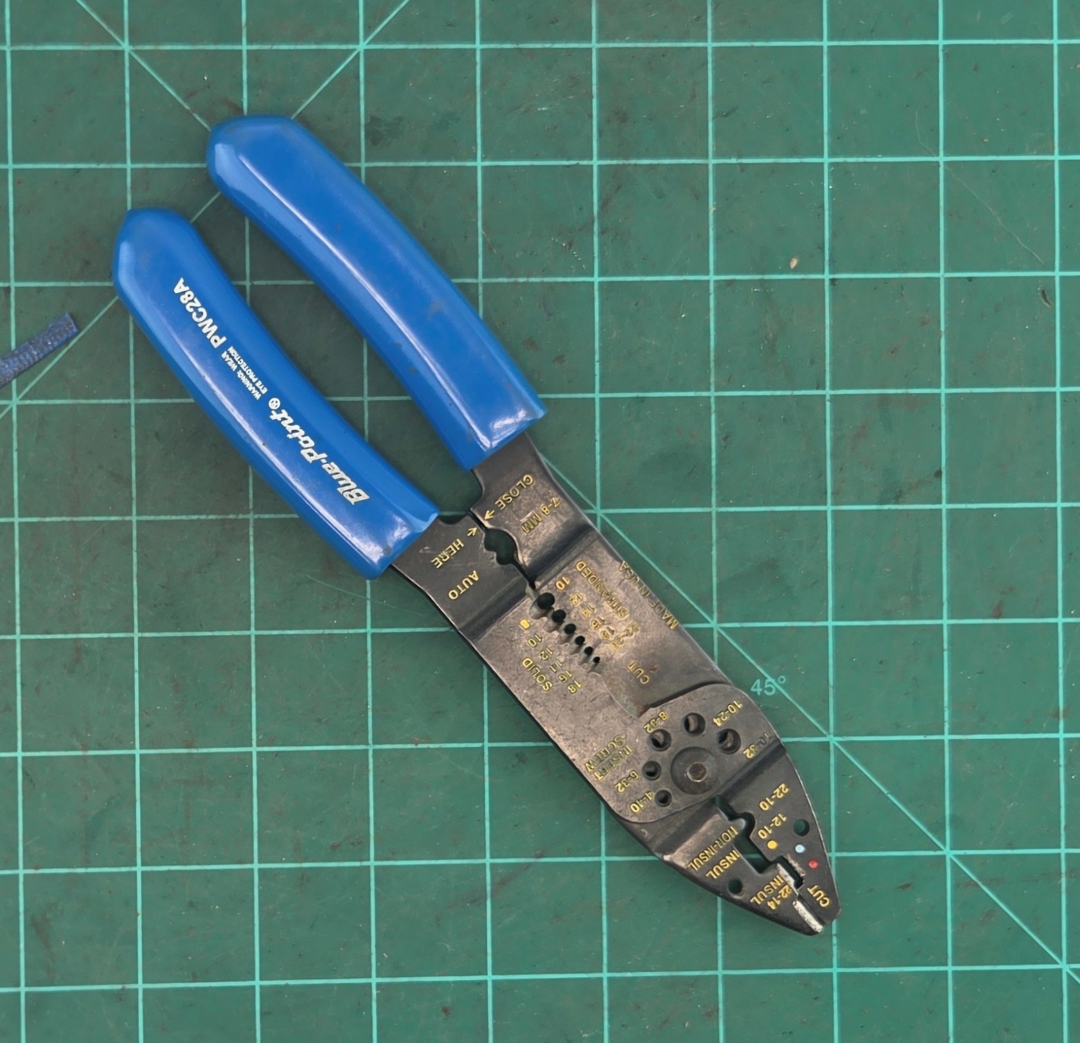 Blue Point PWC28A Combination Wire Stripper Cutter Crimper