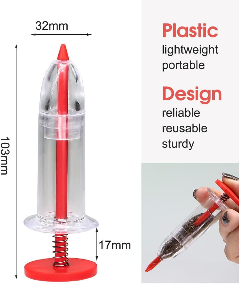 6Pcs Mini Sowing Seed Dispenser,Planter Tool, Handheld Seed Planter, Seed Sower