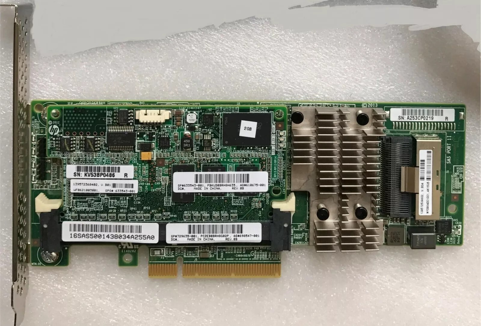HP P430 Smart Array 6Gb/s SAS Raid Controller Card FBWC W/ 2Gb Cache 698529-B21