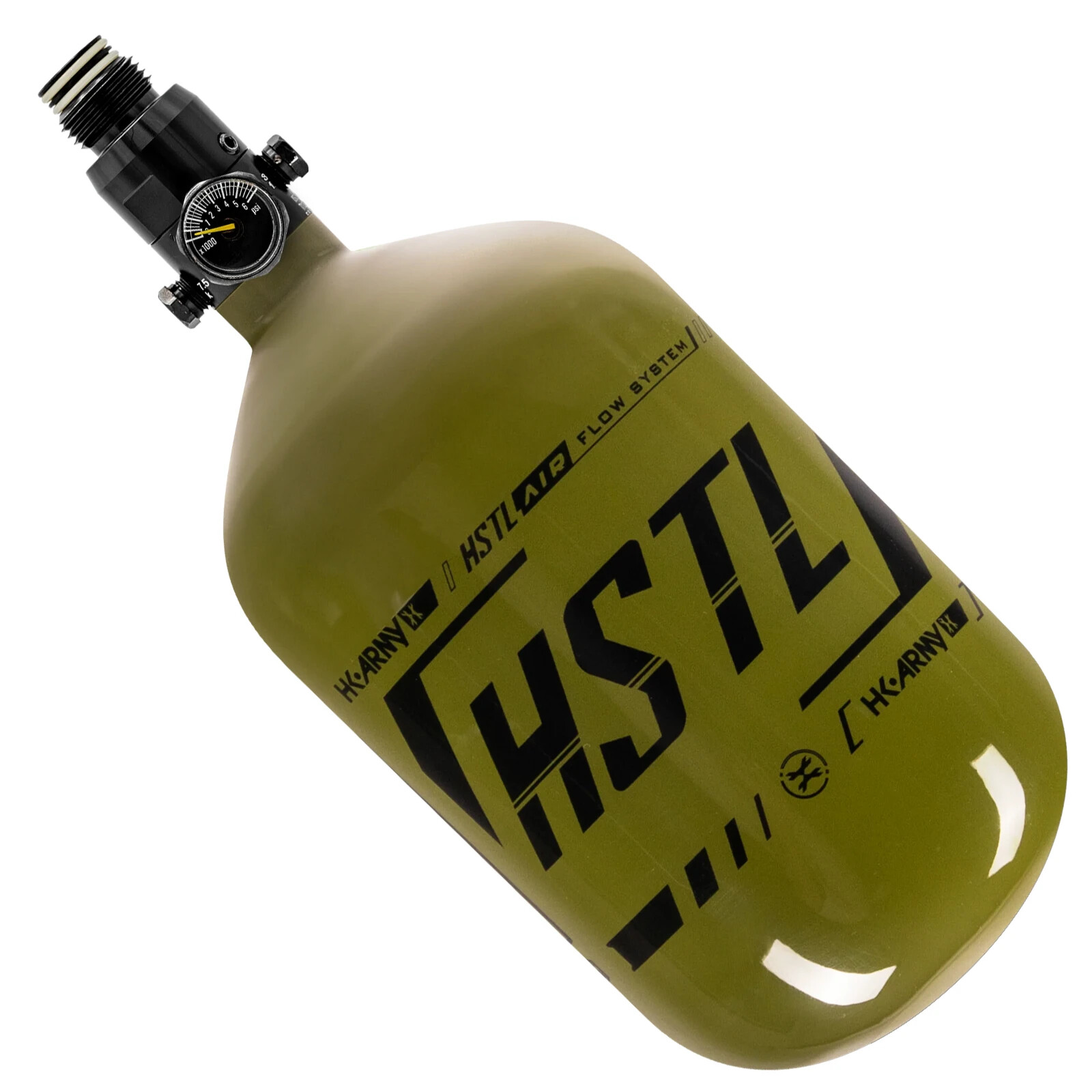 HK Army HSTL Carbon Fiber Air Tank 68 CI 4500PSI Olive ** FREE SHIPPING**