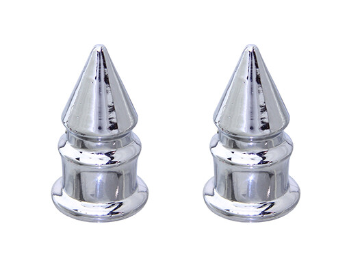 Bike Spike Valve Caps Chrome Schrader Valve. Bike parts,Bicycle parts.