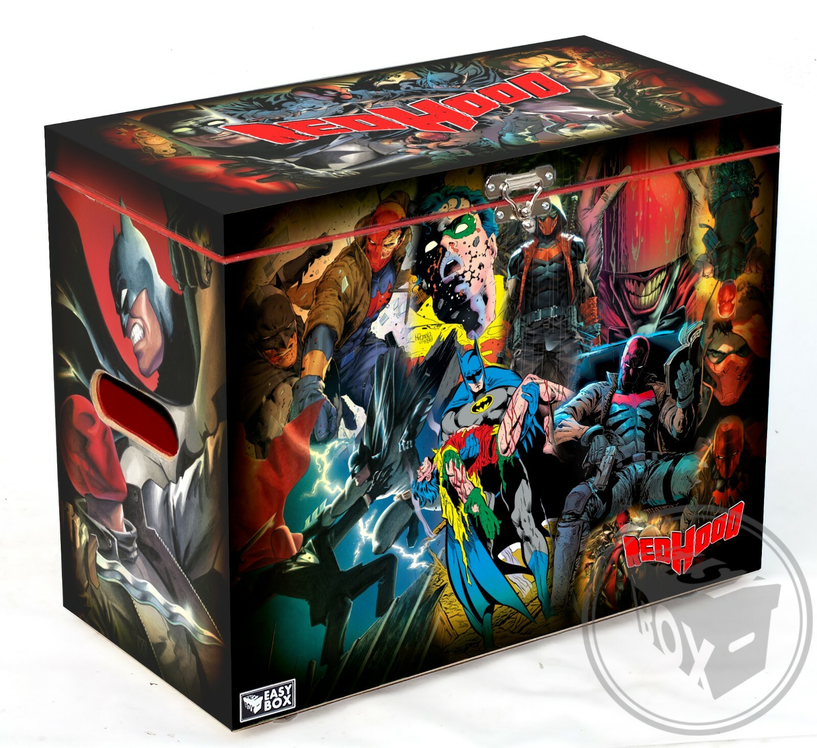 Red Hood - Large Comic Book Hard Box Chest MDF