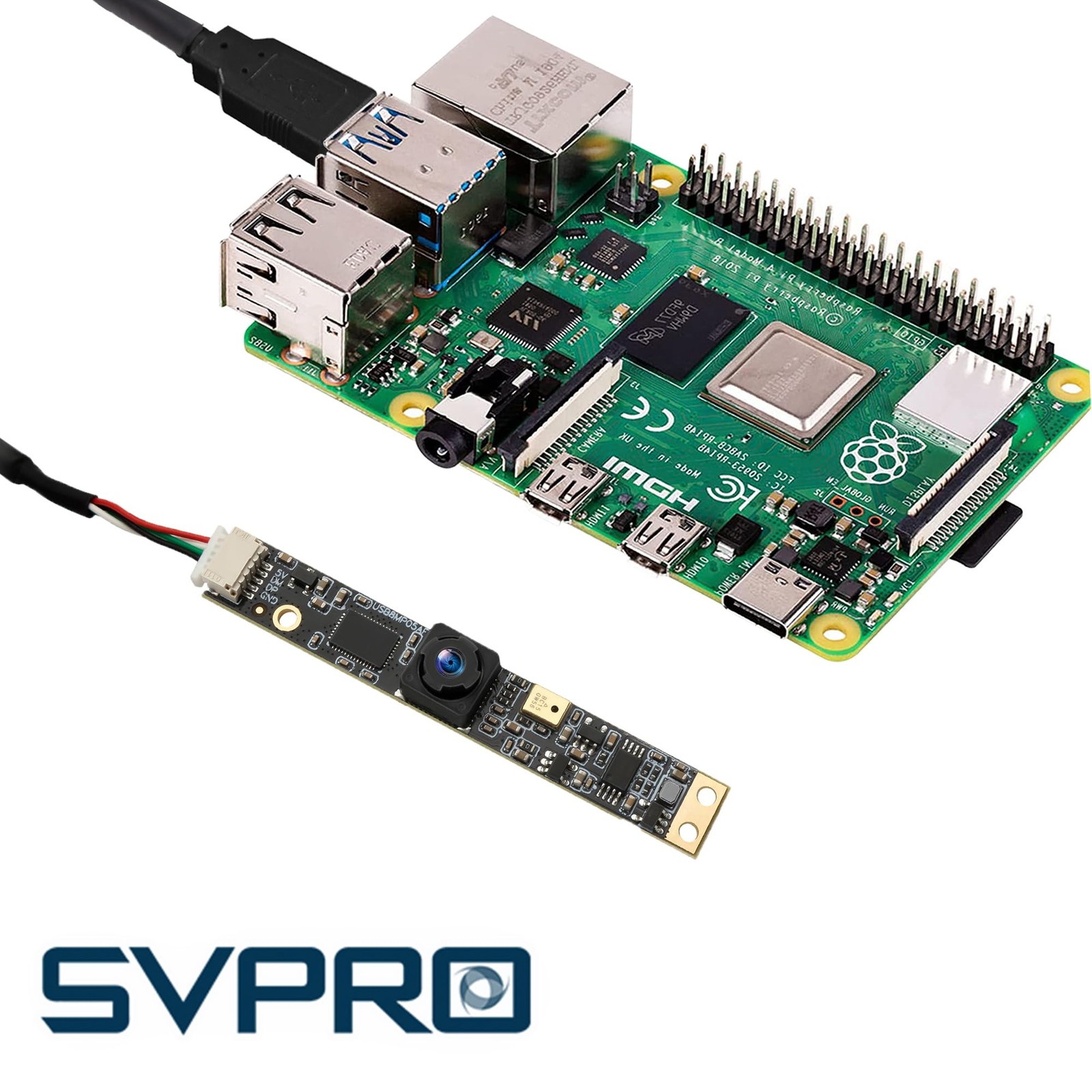 8MP USB Camera Module with Microphone Wide Angle Computer Camera Fixed Focus ...