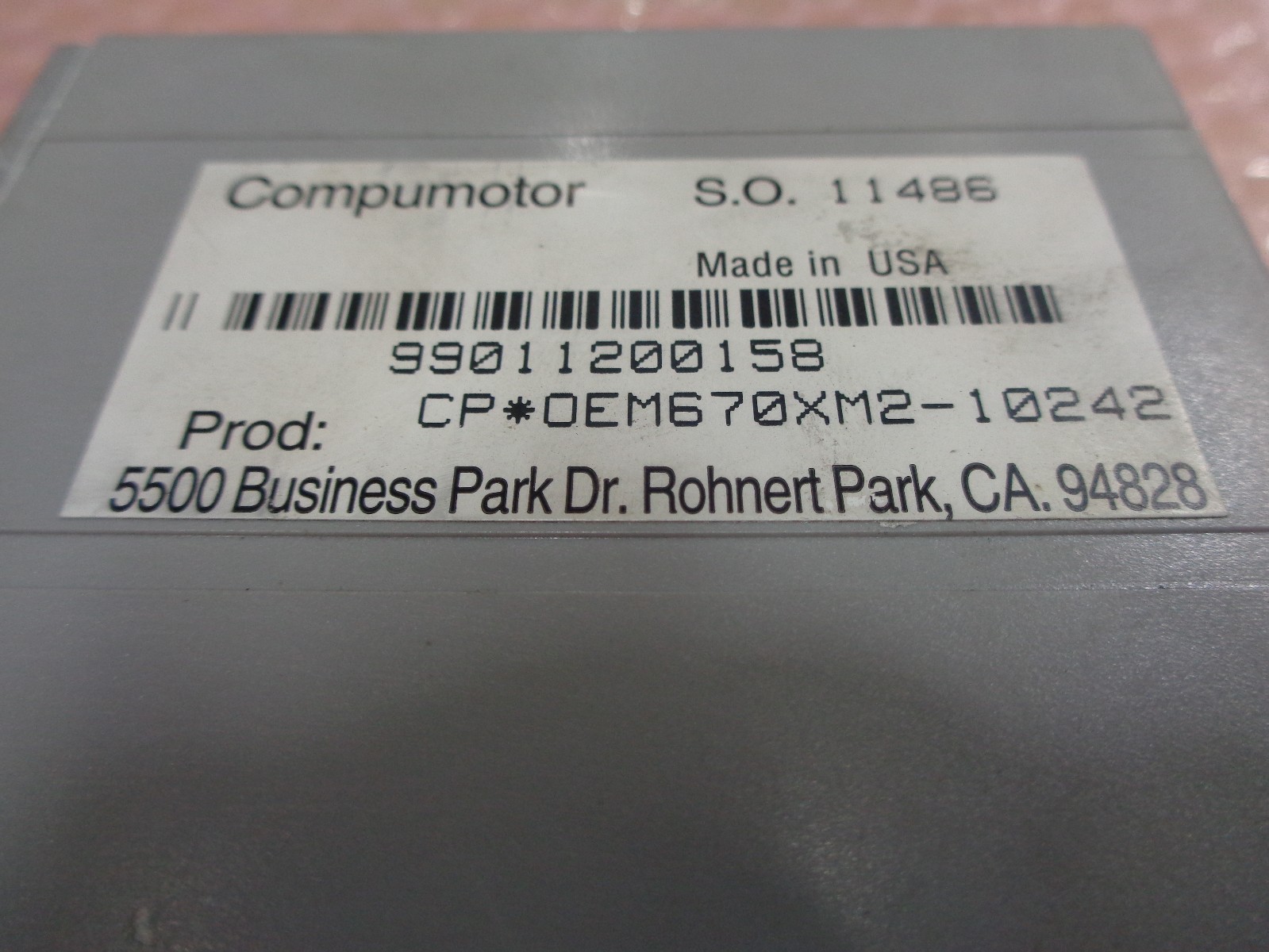 Parker Compumotor Servo Amplifier OEM670XM2-10242