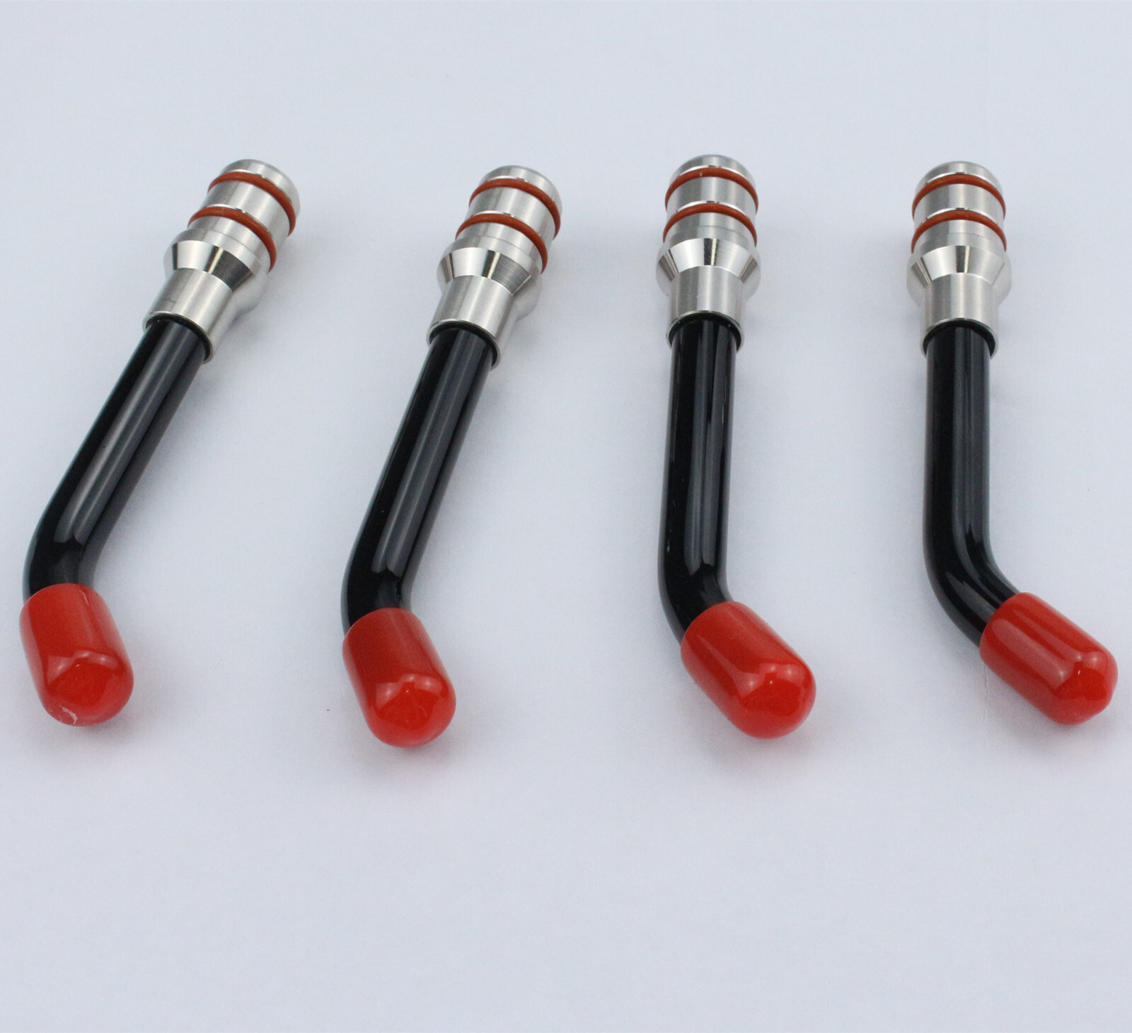 4Pcs Universal Dental Curing Light Guide Tips 12MM Optical Fiber Guide Rod Tips