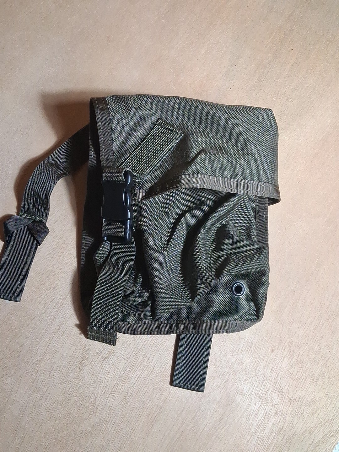 MSA PARACLETE 2 QUART CANTEEN/ MACHINE GUNNER SAW DRUM POUCH Ranger Smoke Green