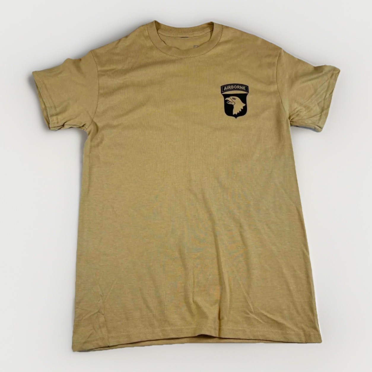 Brown Airborne Eagle Discontinued T-Shirt Rendezvous With Destiny Small Mens