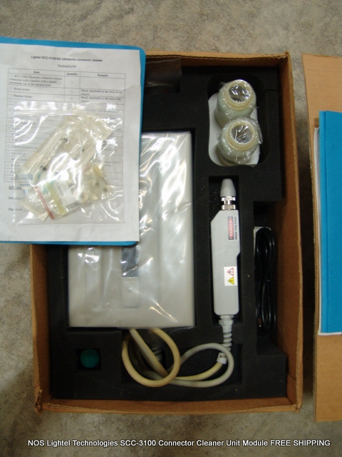 NOS Lightel Technologies SCC-3100 Connector Cleaner Unit Module FREE SHIPPING