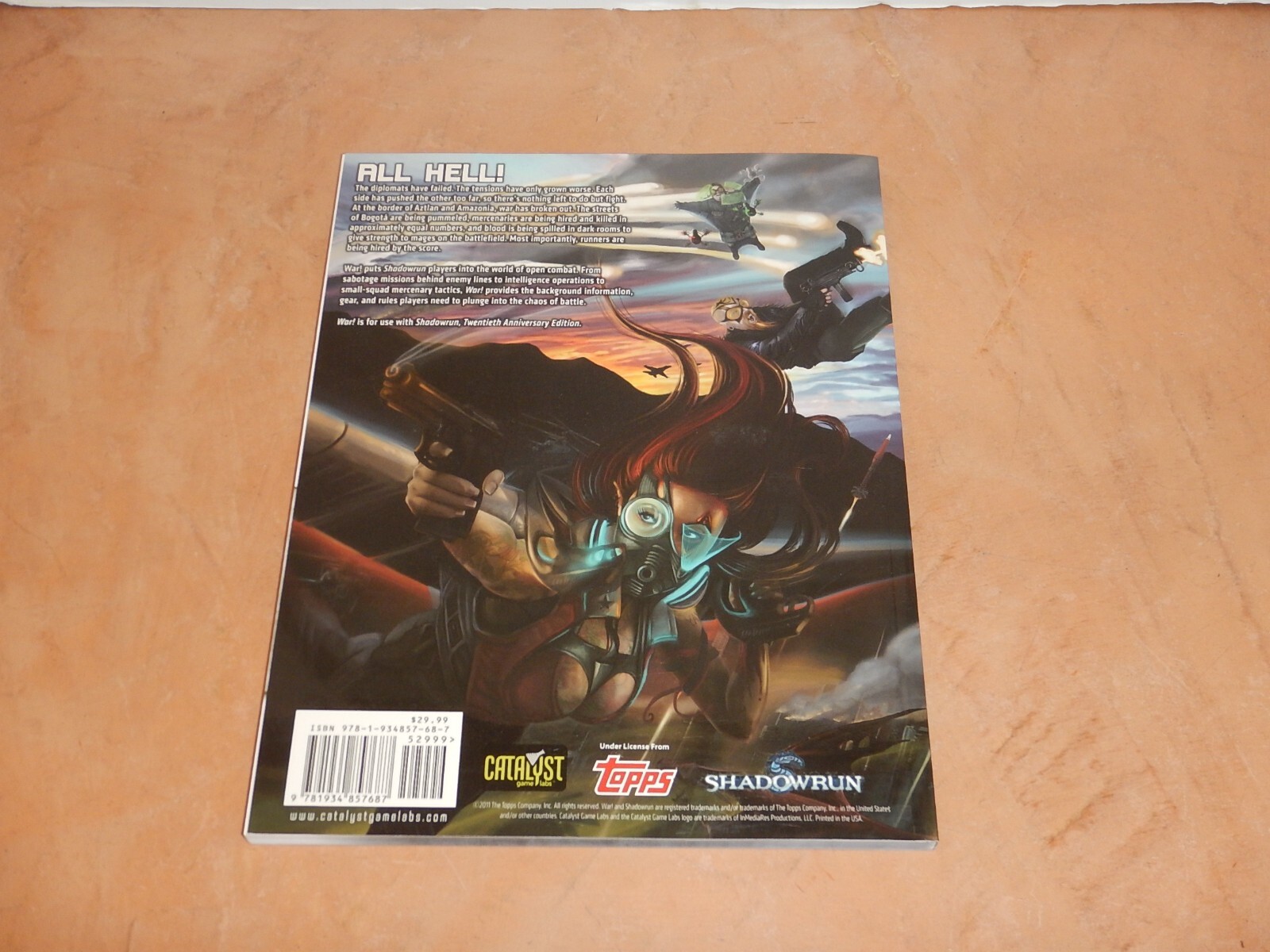 SHADOWRUN WAR! RPG SOURCEBOOK, NOS