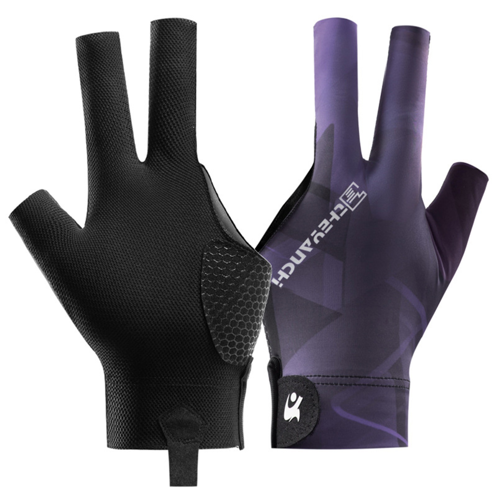 Anti Slip Breathable Billiards Comfortable Three Finger Snooker HCMP