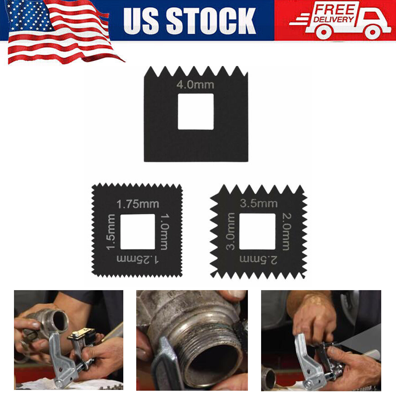 Metric Die Set for Universal Outside Thread Chaser Replace 7402, 202817