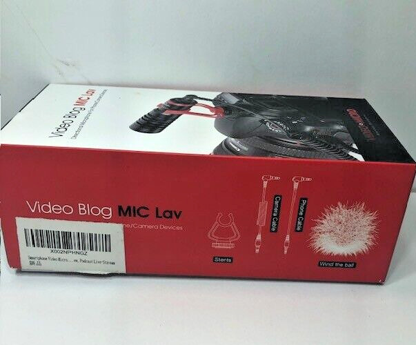 NEW Video Blog MIC Lav Video Micro for Phone/Camera Directional Microphone