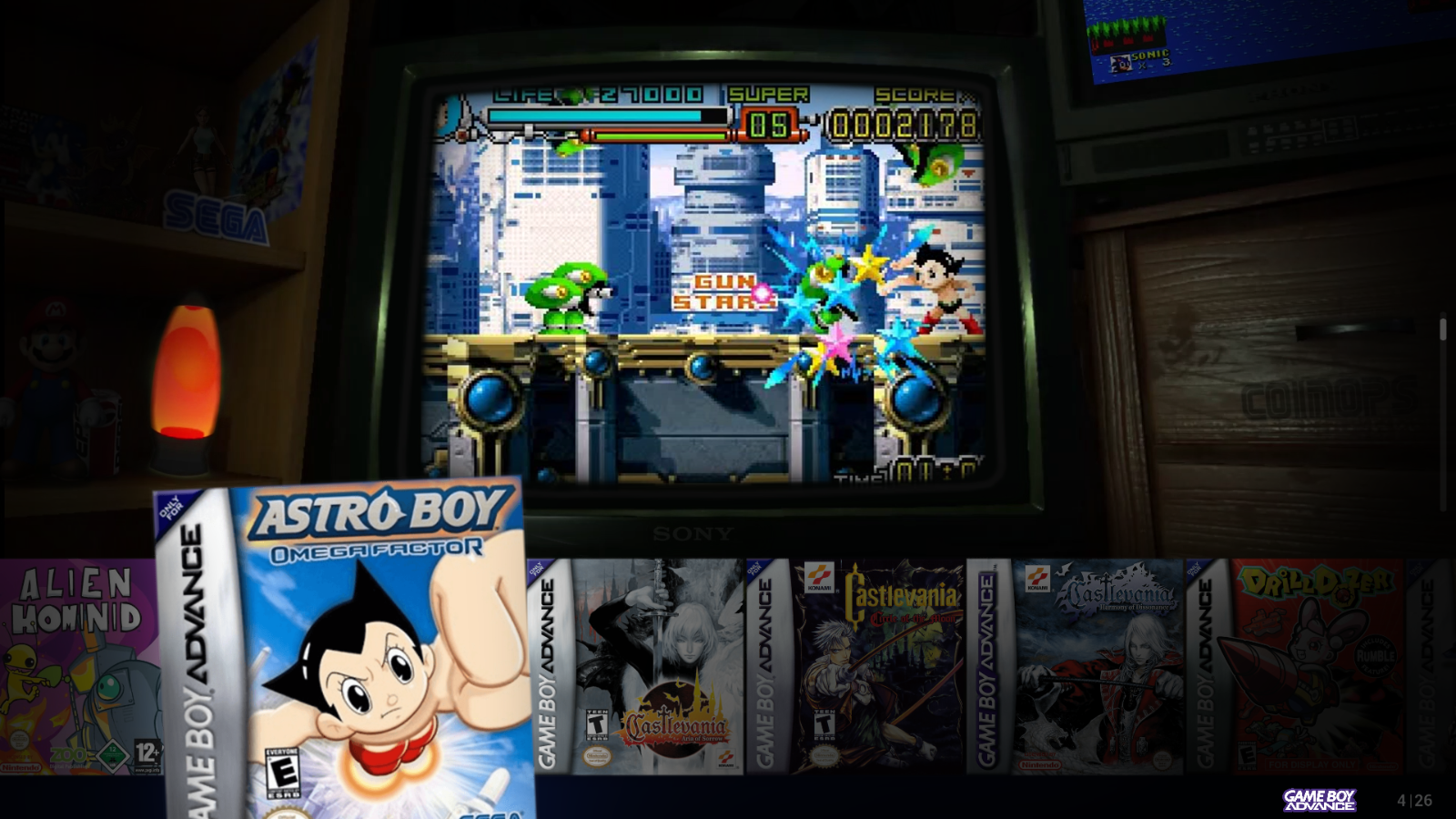 Retro-games system