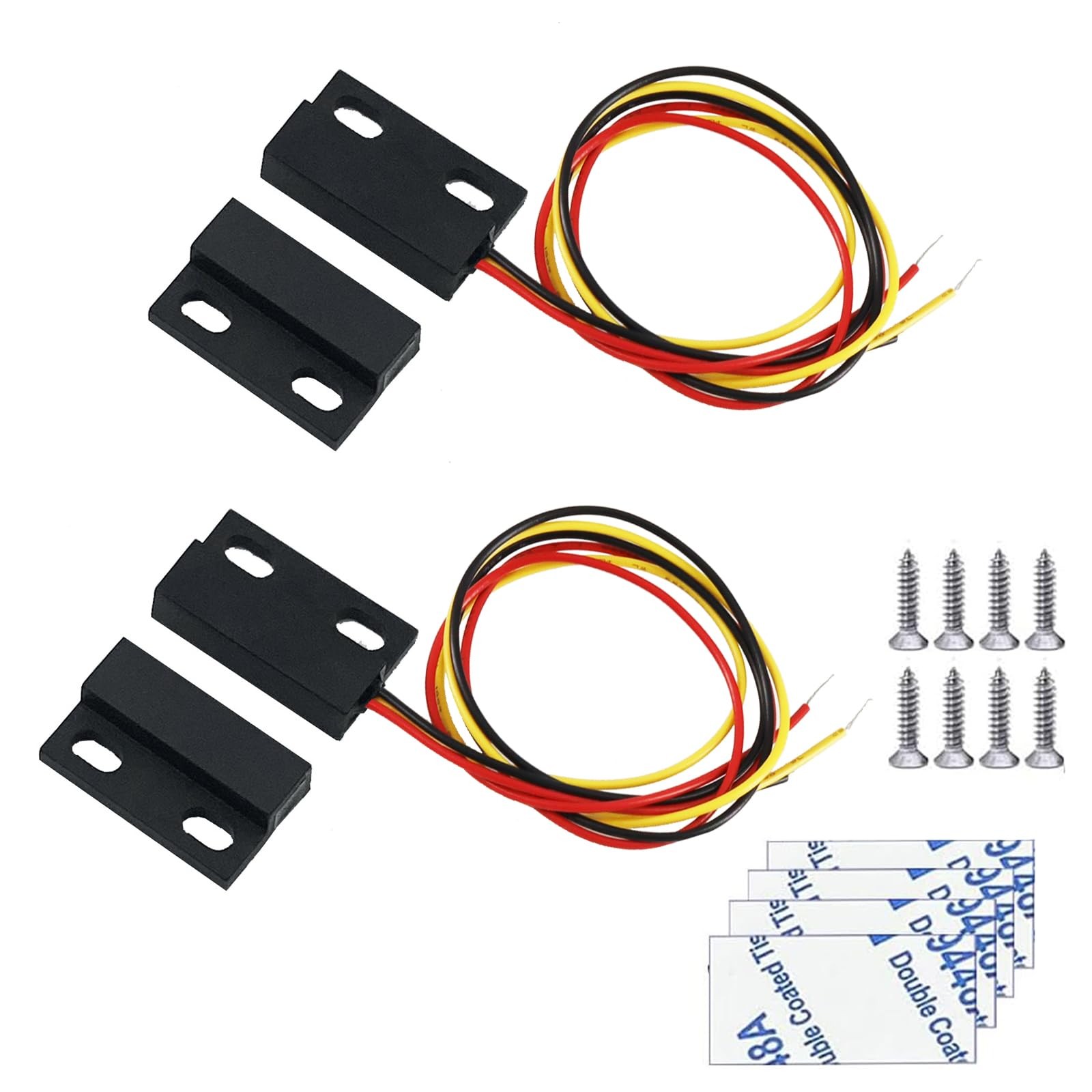 Magnetic Reed Switch,Normally Closed/Open NO/NC Waterproof DC 12V Magnetic Switc