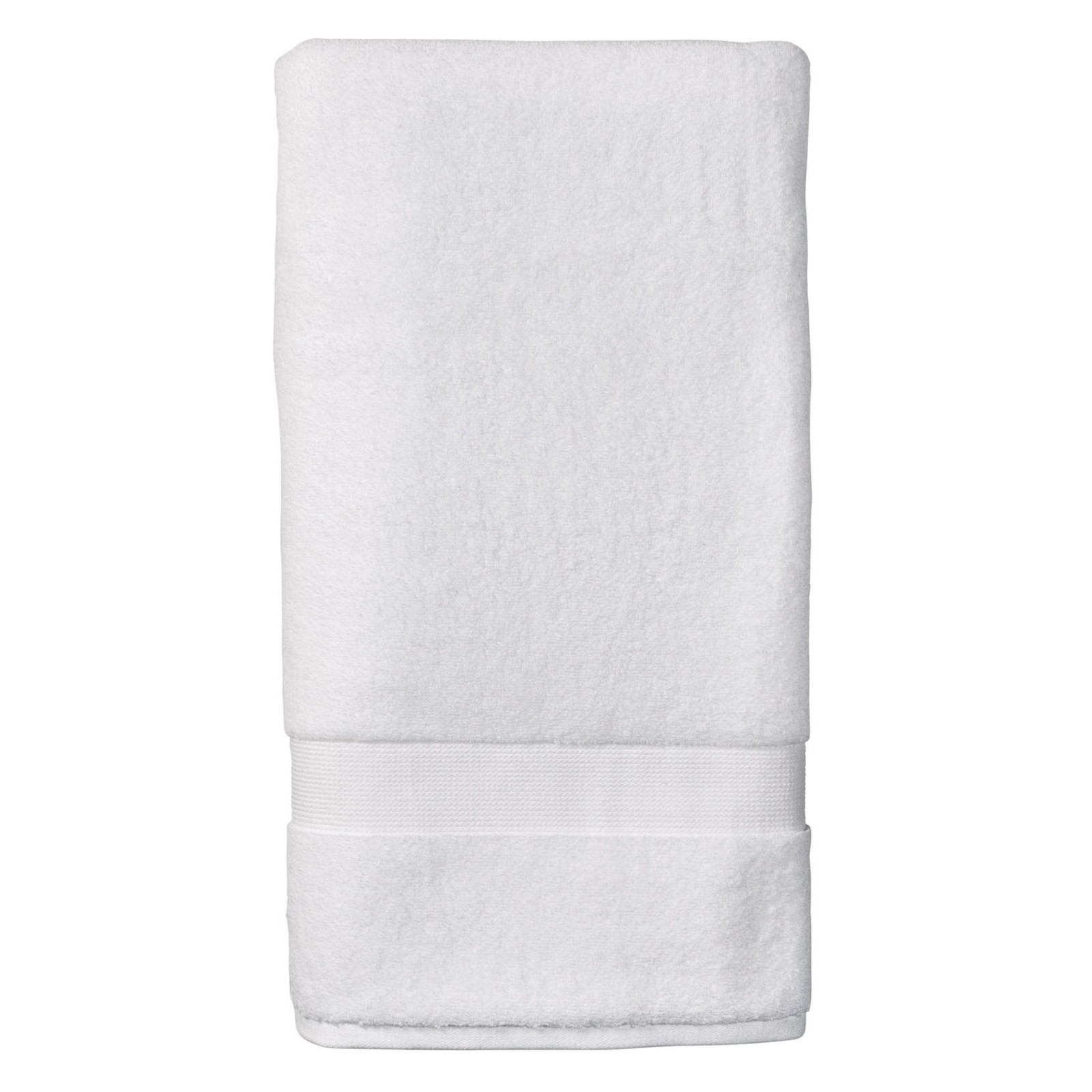 Signature Soft Solid Cotton Bath Sheet Arctic White