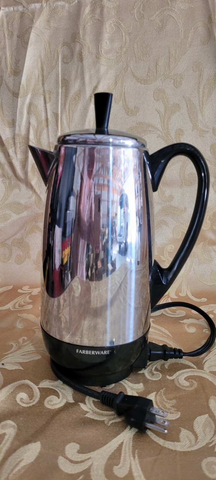 Vintage FABERWARE Automatic Electric Percolator 12 Cup Coffee Pot FCP 412