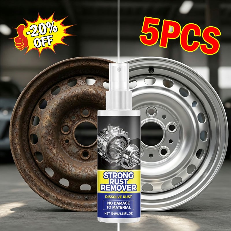 5X Strong Rust Remover 100ml Powerful Rust Removal Spray For Cars &Tools US