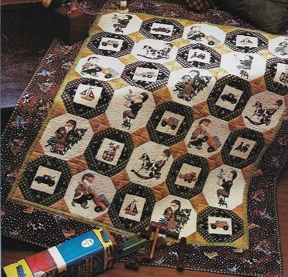 Santa's Workshop Wall Quilt quilting pattern instructions