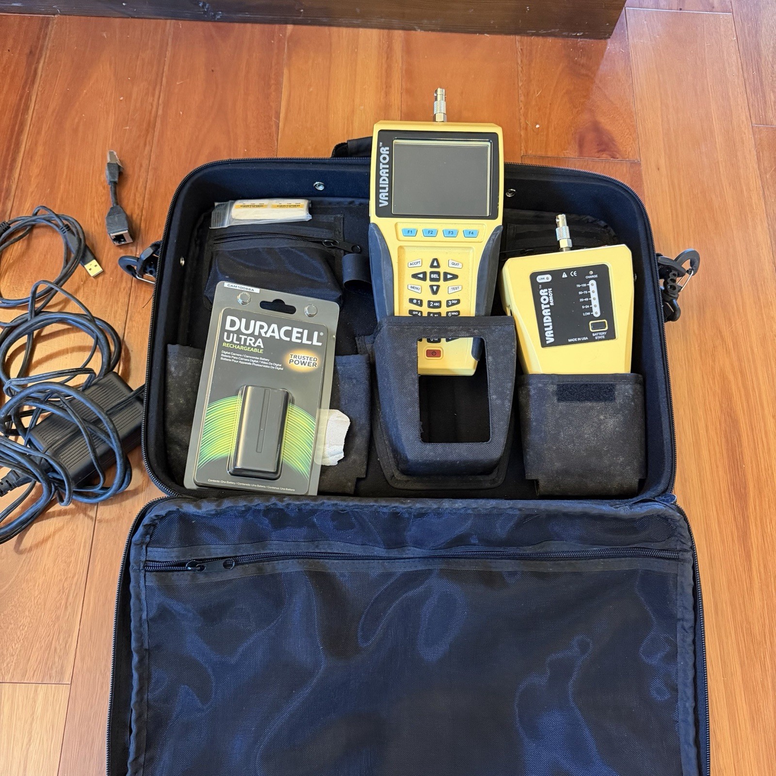JDSU Validator NT900 and Validator Remote NT93 Network LAN Ethernet Cable Tester