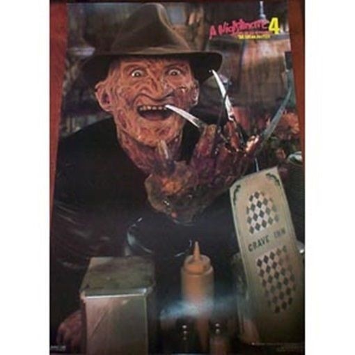 A Nightmare On Elm Street 4 Movie Freddy Krueger Crave Inn Poster NEW ROLLED
