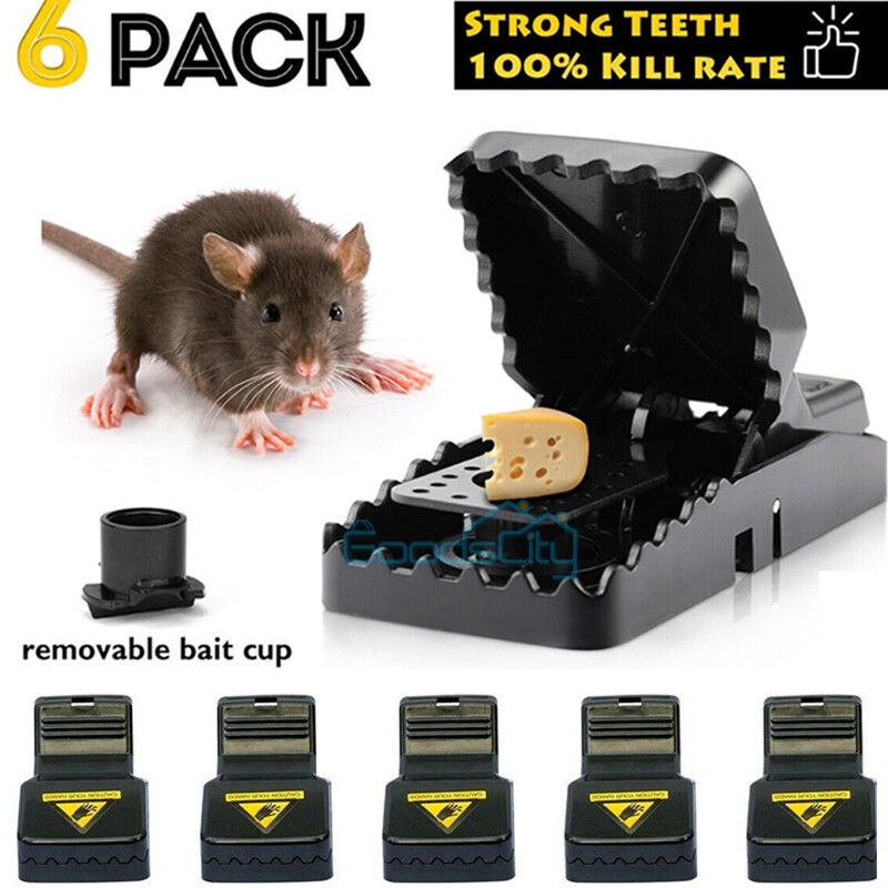 LARGE Heavy Duty Mouse Traps Rat Mice Rodent Snap Trap Reusable Pest Trap