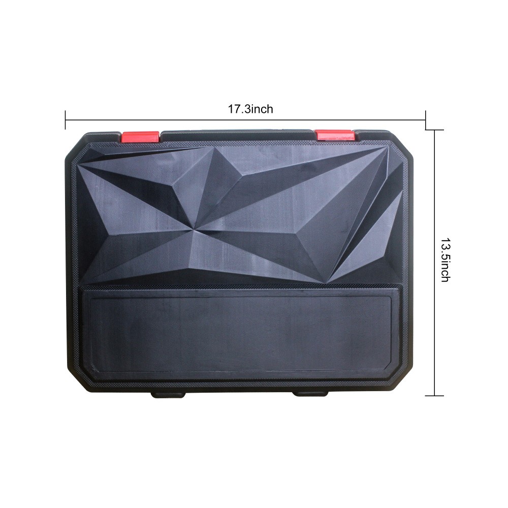 Handy Black Hand Tool Box Equipped with a Comprehensive 238 Piece Toolset