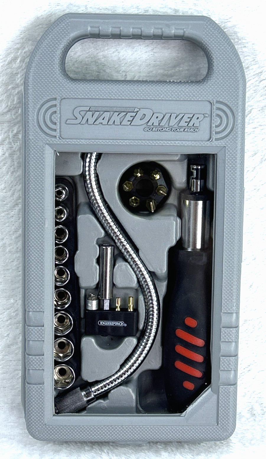 DuraPRO Snake Driver 26 Piece Set Angle ScrewDriver Model 02-100 New WithOut Box